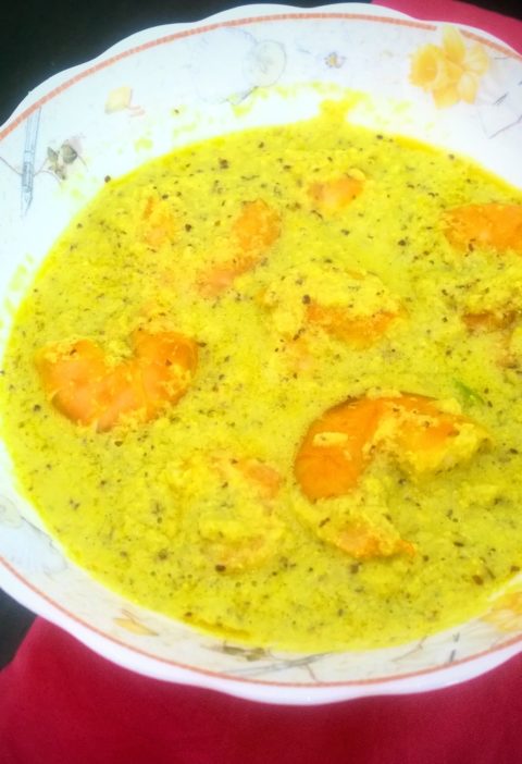 Steamed Prawn curry