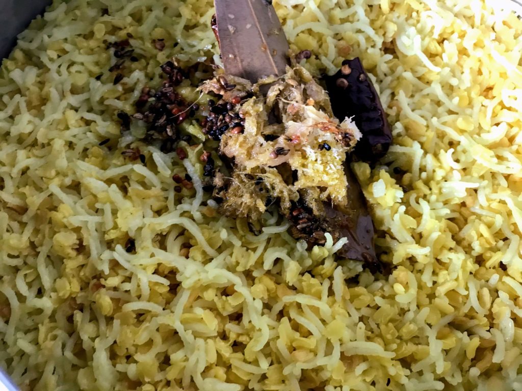 Spices added to khchudi