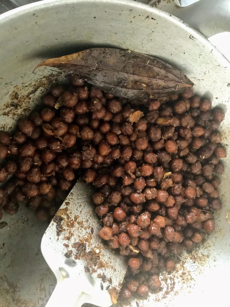 Cooking chana