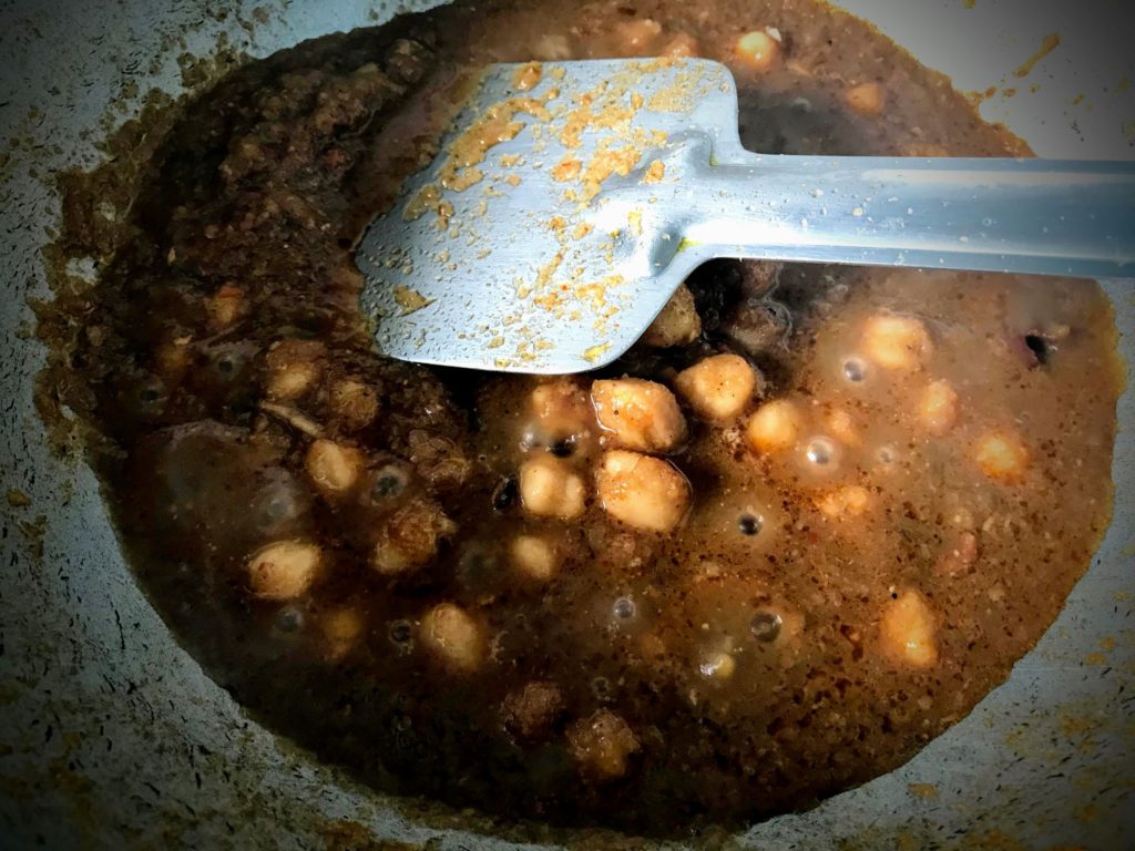 Chole in preparation