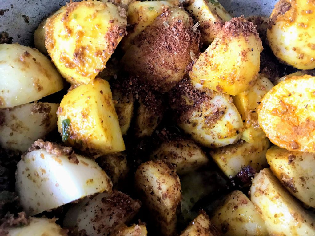 Cooking potato