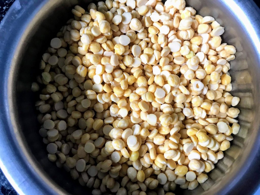 Chanadal or split chickpea