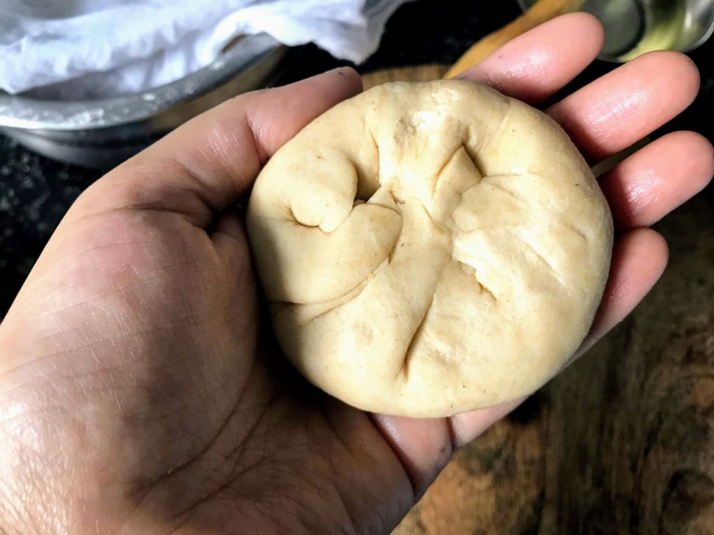 Sealing dough