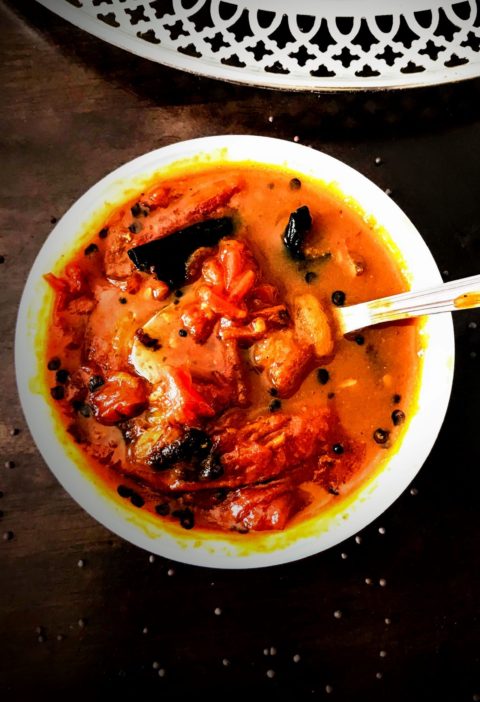 Bengali Style Sweet & Spicy Tomato Chutney