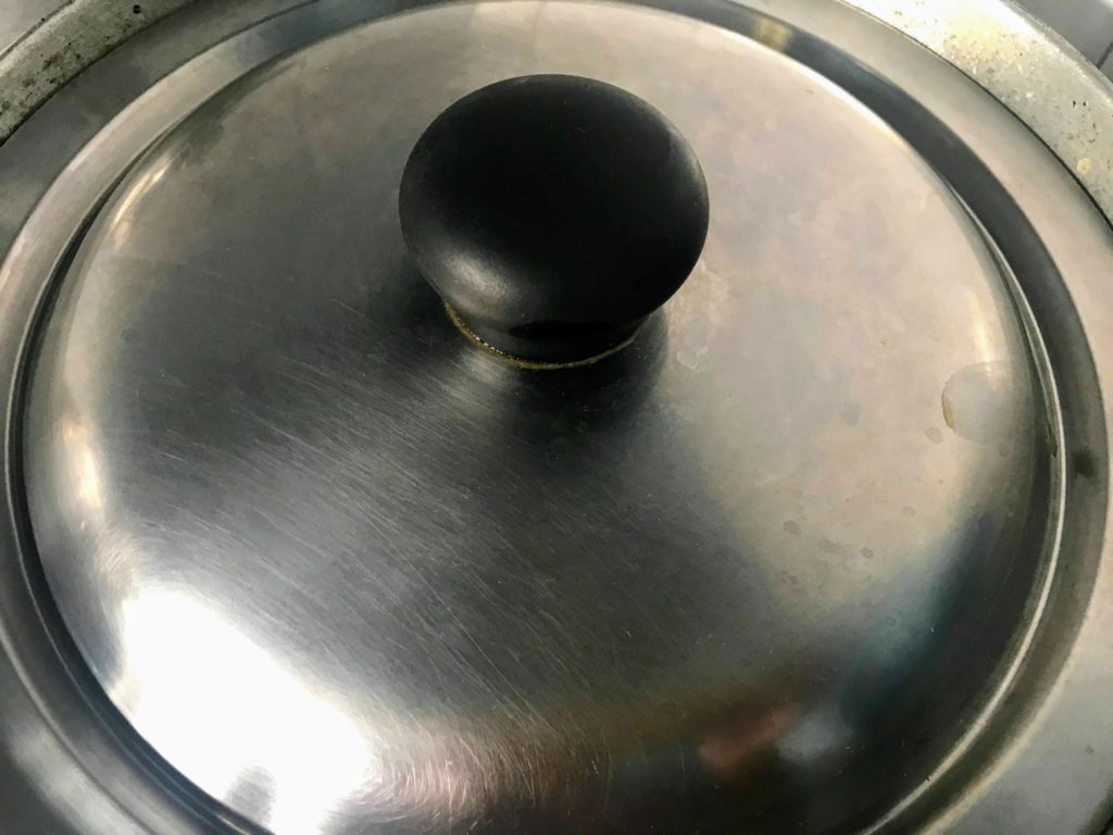 Covered pan