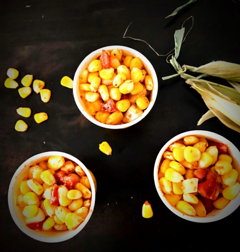 Masala Cup Corn Recipe