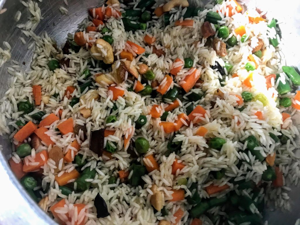 Making Pulao