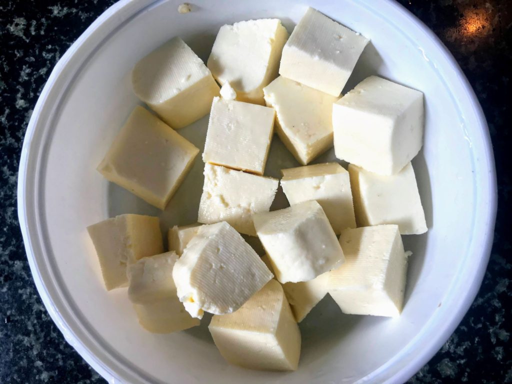 Paneer cubes