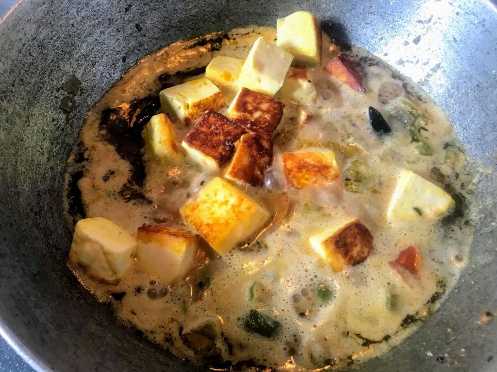 Cooking Paneer