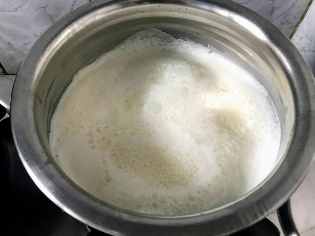 Condensing milk