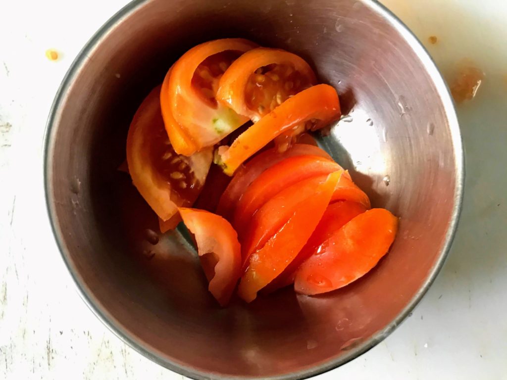 Sliced tomato