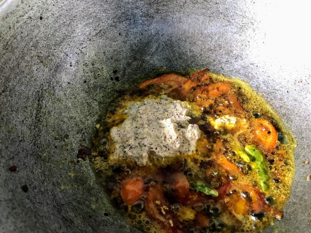 Mustard paste in oil