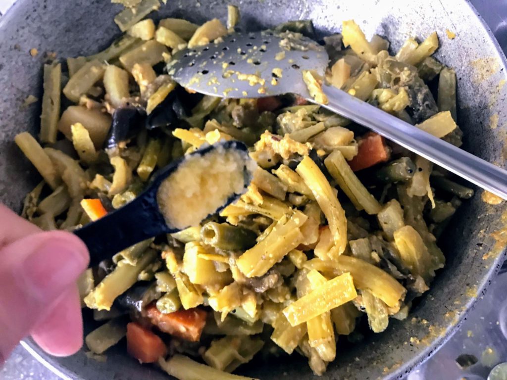 Concluding with ghee