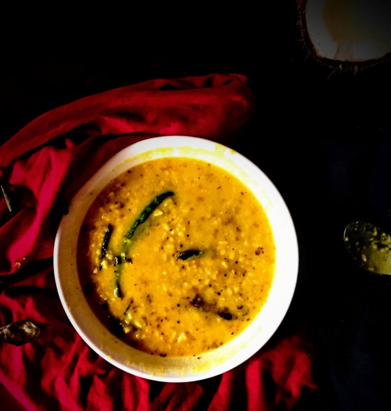 Roasted Moong Dal With Coconut