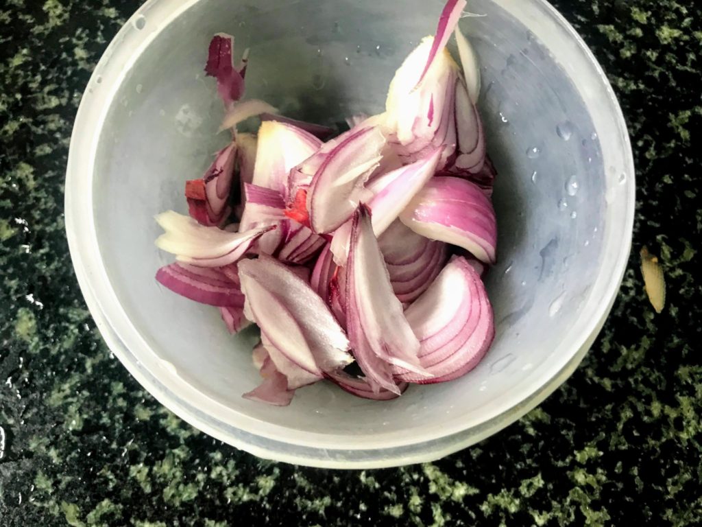 Sliced onion