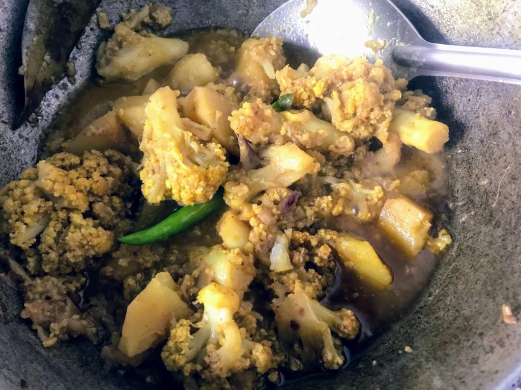 Cauliflower & Potato Curry
