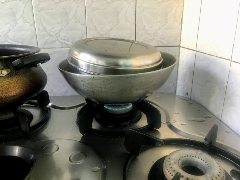 Steam cooking