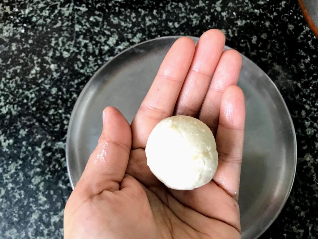 Paneer dough ball