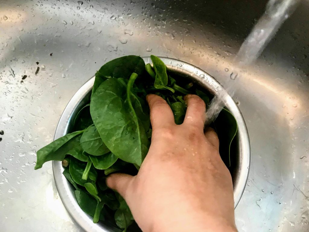 Cleaning leaves