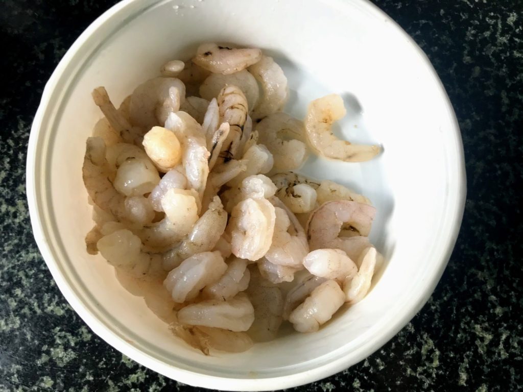 Small prawns