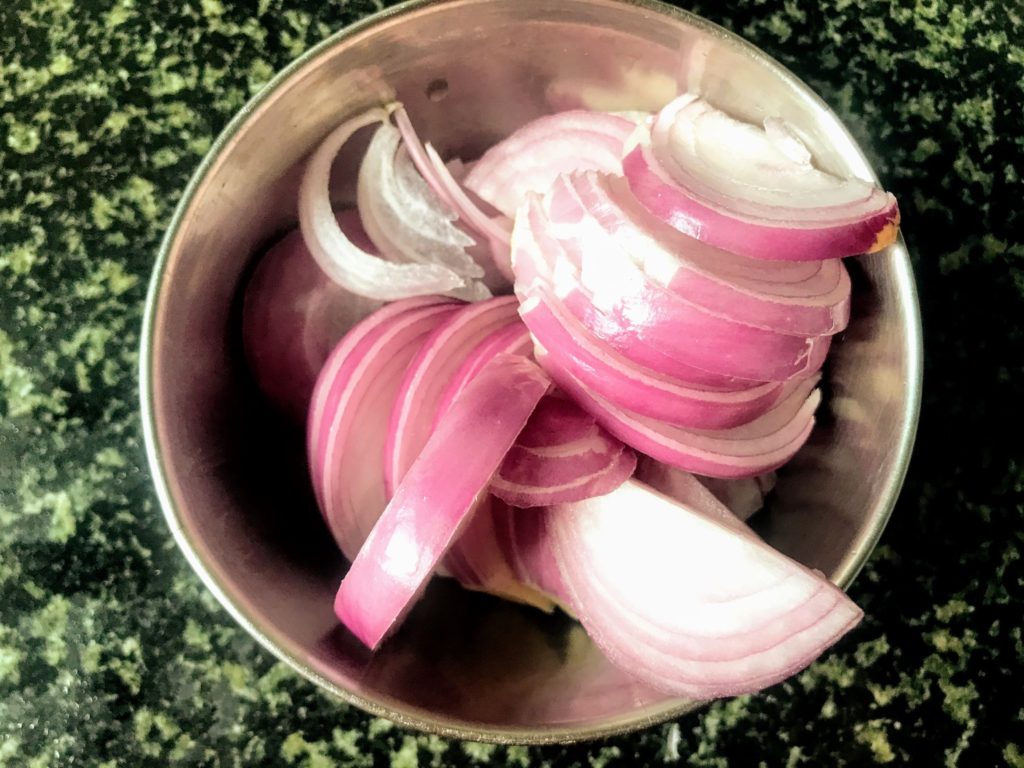 Sliced onion