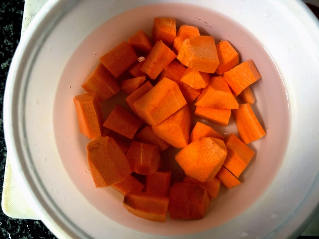 Carrot chunks