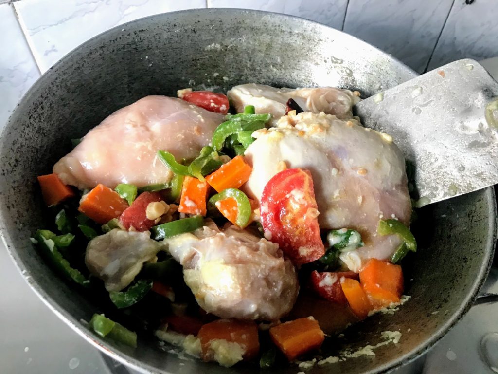 Cooking chicken breast