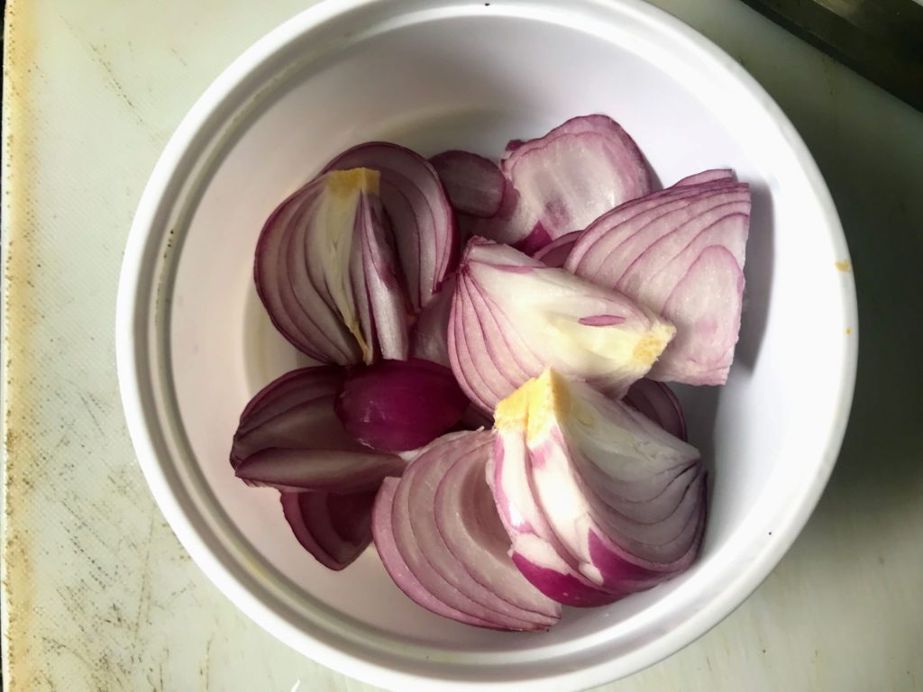 Sliced onion