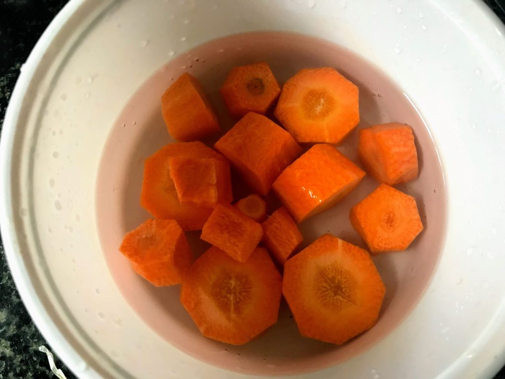 Carrot chunks