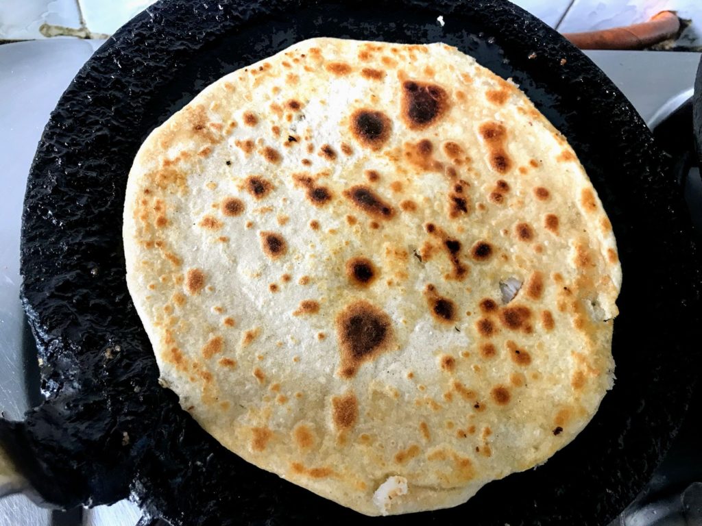 Cooking Sweet Coconut Paratha
