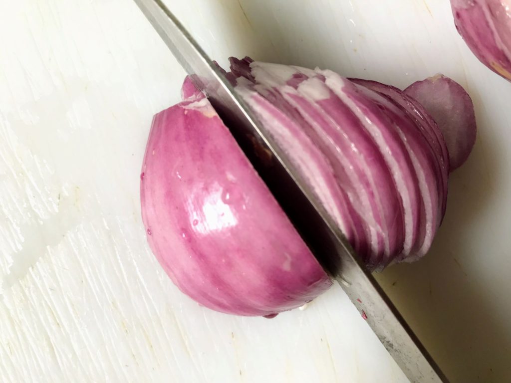 Sliced onion