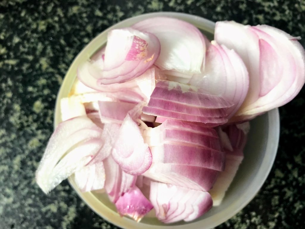 Sliced onion