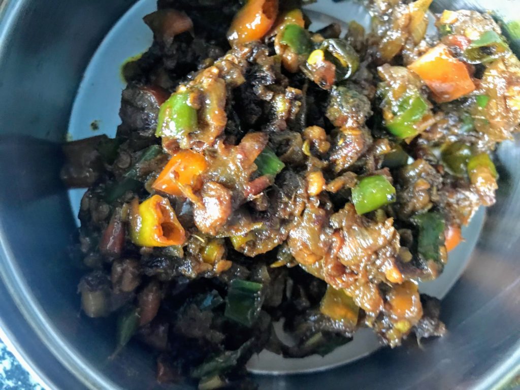 Green chillies in Shidol Chutney