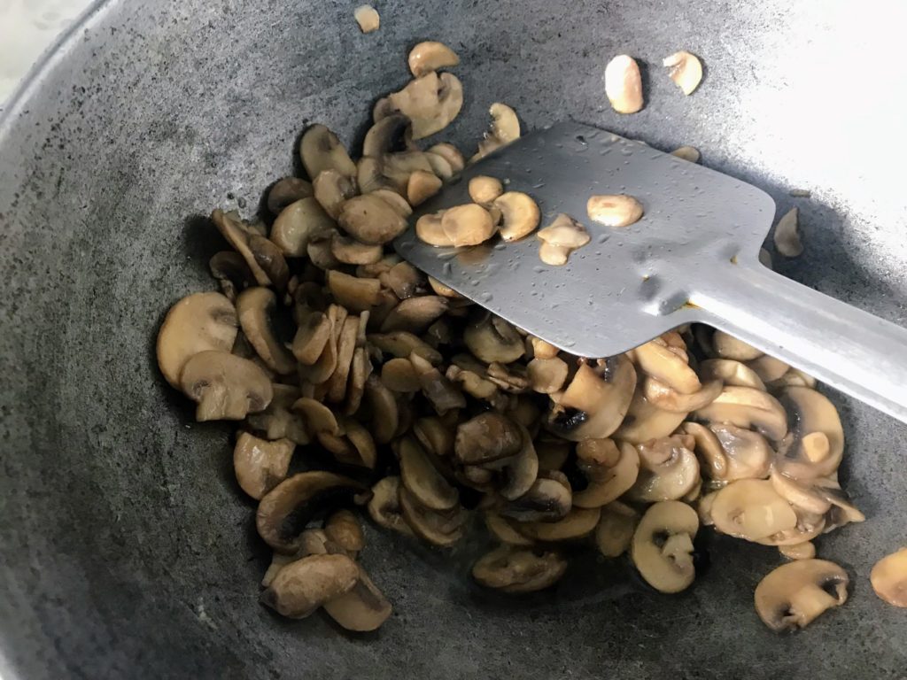 Frying mushroom