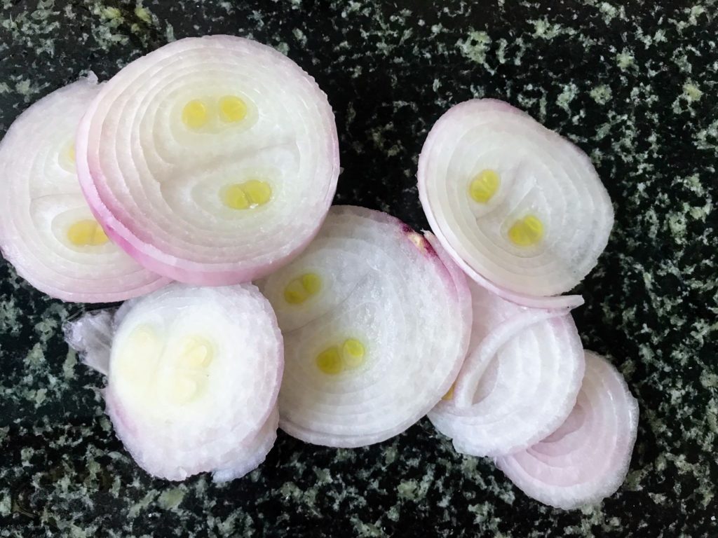 Sliced onion