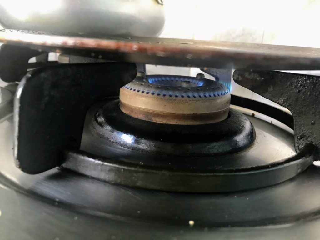 Heating tawa