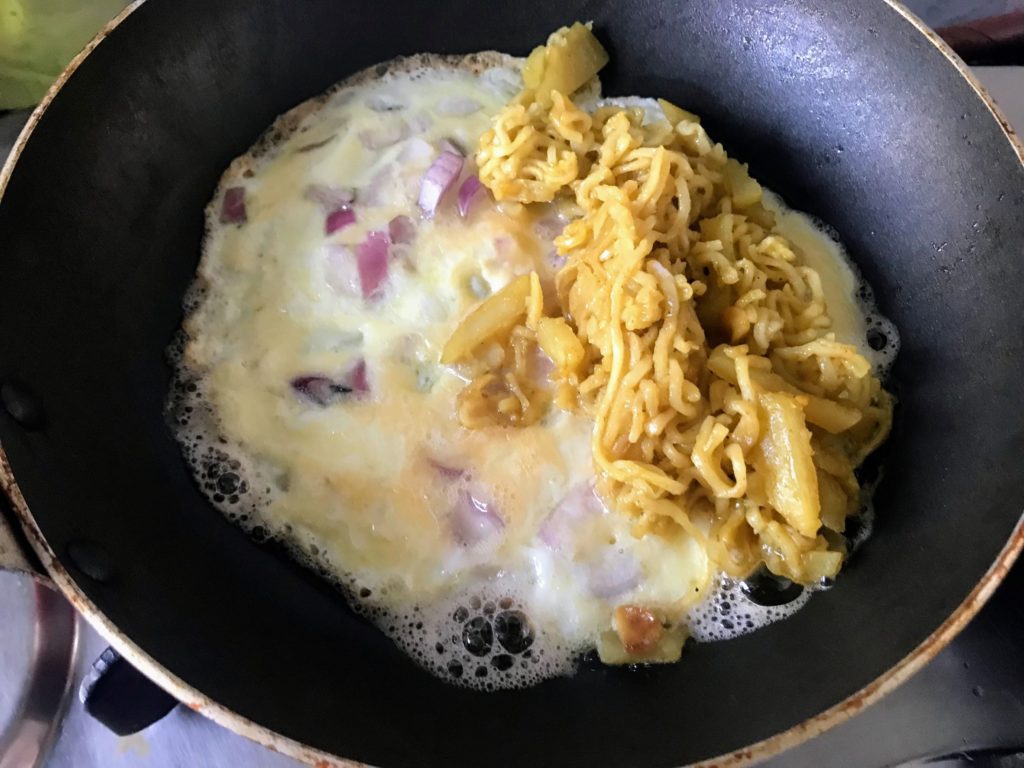 Maggi on omelette