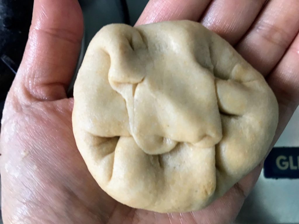 Dough with filling