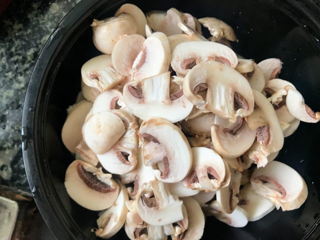 Sliced mushroom